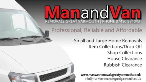 Man Van Home Removals and House Clearance Norwich
